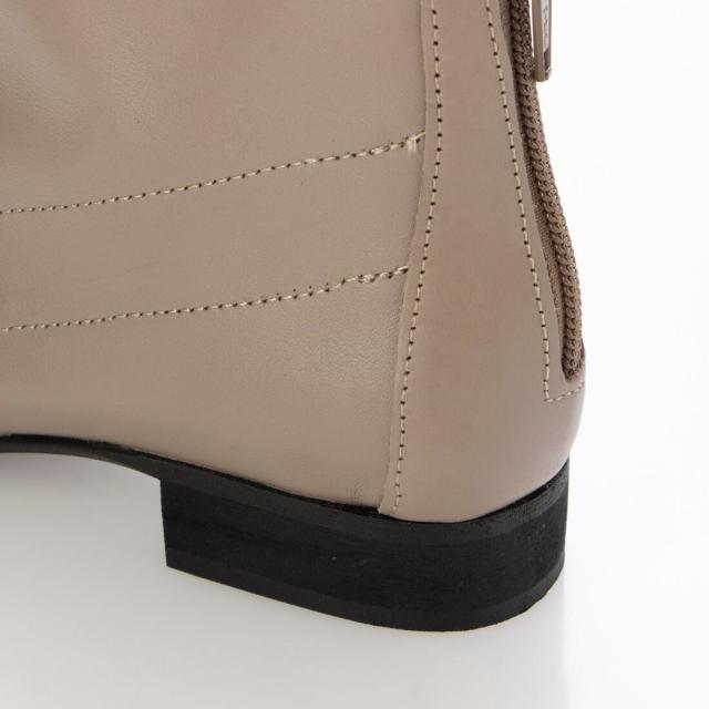 クリー（Creer）/24秋冬新作2．5cm本革一枚仕立てソフトアンクルブーツ