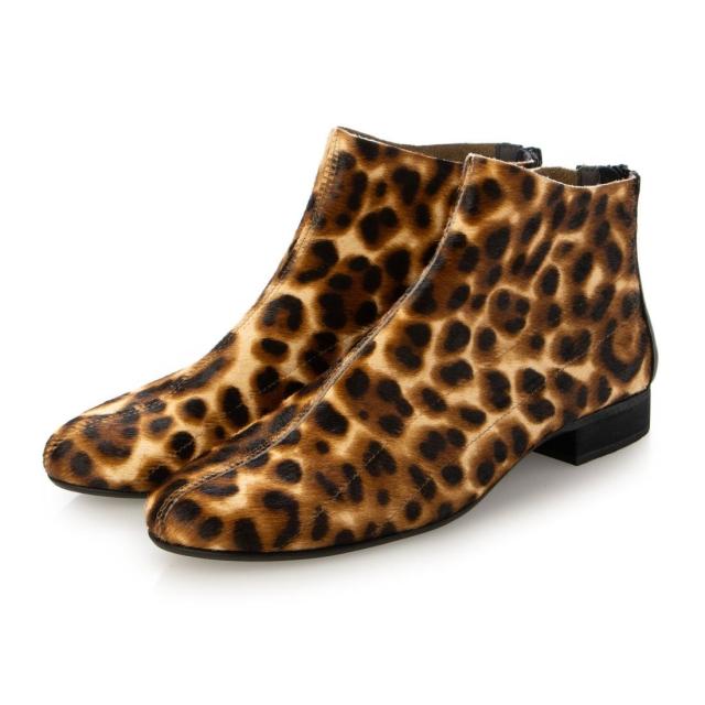 クリー（Creer）/24秋冬新作2．5cm本革一枚仕立てソフトアンクルブーツ