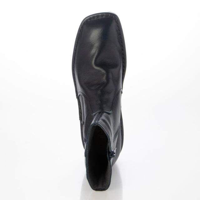 クリー（Creer）/24秋冬新作3．5cm本革スクエアトウアウトステッチ製法