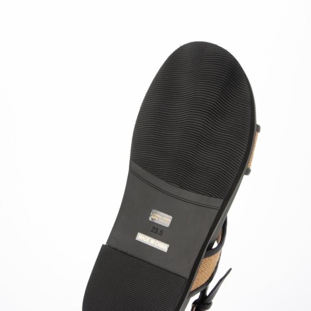 クリー（Creer）/25春夏新作3cmトリミングデザインフットベッドサンダル