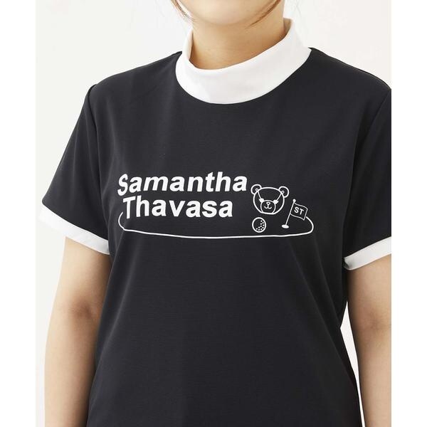 No.7 Samantha Thavasa アイミープリント半袖ハイネック No．7（No．7）/アイミープリント半袖ハイネック