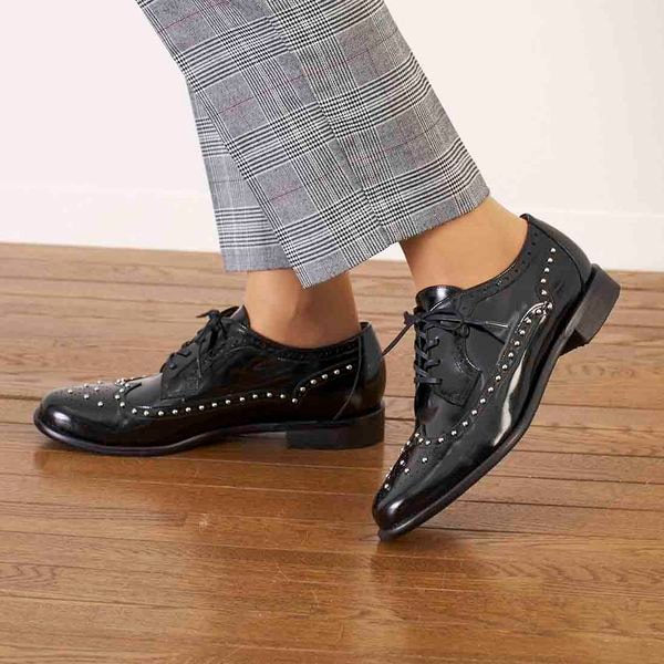 イング（シューズ）（ing）/スタッズ付きレースアップシューズ
