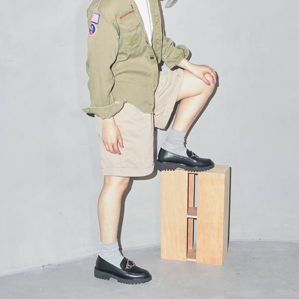 イング（シューズ）（ing）/【24春夏新作】リングビット厚底ローファー