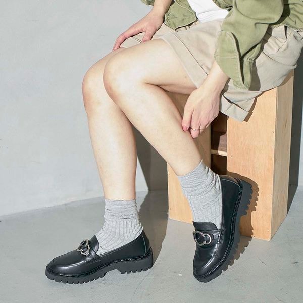 イング（シューズ）（ing）/【24春夏新作】リングビット厚底ローファー