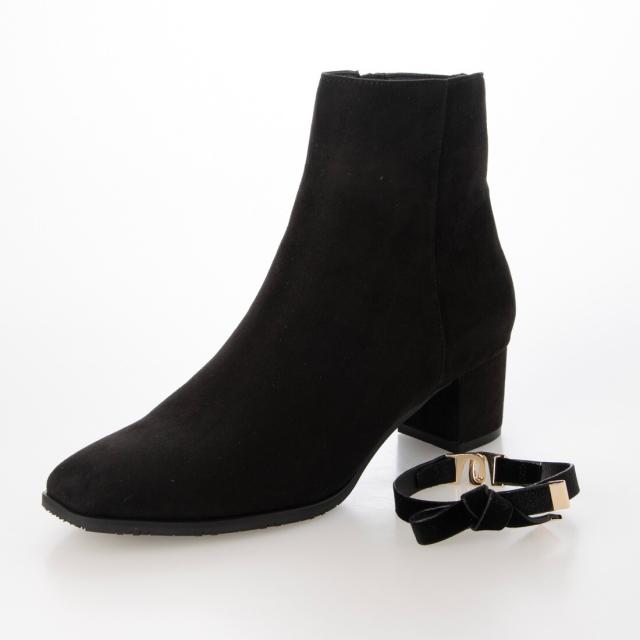ピッティ（Pitti）/ノットリボン2WAYショートブーツ_12
