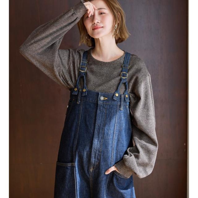サムシング（SOMETHING）/atelier SOMETHING W KNEE SALOPETTE