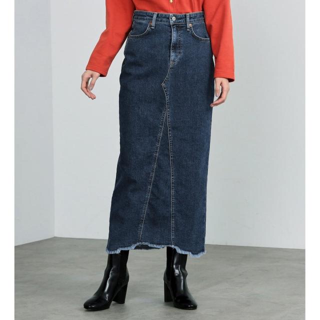 サムシング（SOMETHING）/【中林美和さん着用】SOMETHING リメイクナロースカート