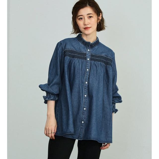 サムシング（SOMETHING）/【中林美和さん着用】SOMETHING スモッキング