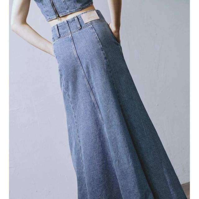 サムシング（SOMETHING）/atelier SOMETHING MERMAID DENIM SKIRT/マーメイドデニムスカート_4