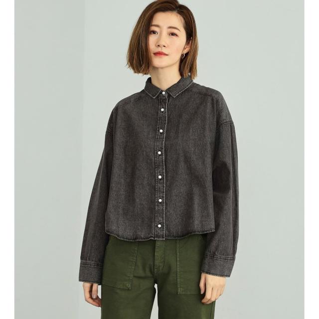 サムシング（SOMETHING）/SOMETHING パールボタンデニムシャツ