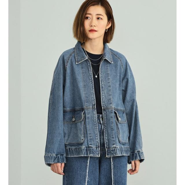 サムシング（SOMETHING）/SOMETHING デニムブルゾン