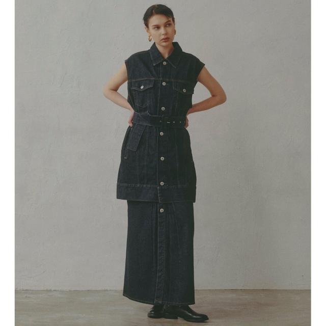 サムシング（SOMETHING）/atelier SOMETHING JACKET DETAIL SKIRT/アトリエサムシングロング_15