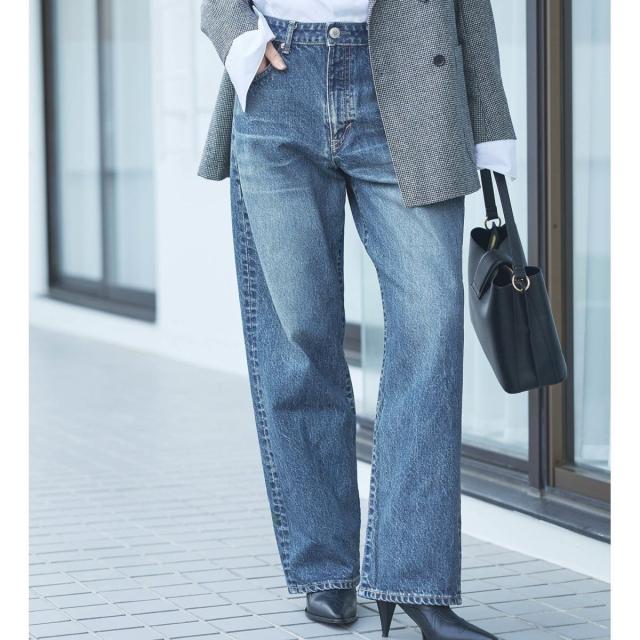 サムシング（SOMETHING）/SOMETHING ELSA ヴィンテージルーズストレートデニムパンツ