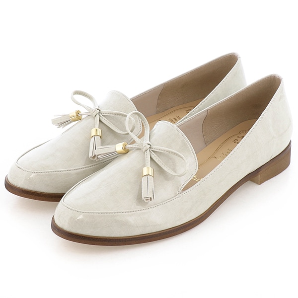 メタルルージュ（Metal Rouge）/エナメルタッセルリボンローファーの