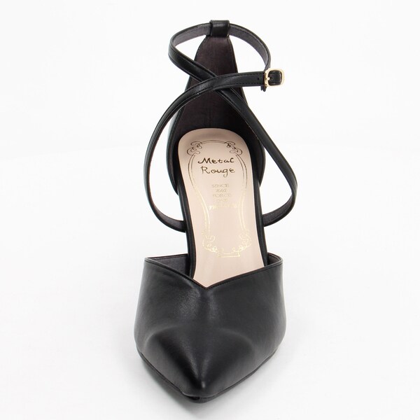 メタルルージュ（Metal Rouge）/ポインテッドトゥクロスストラップ