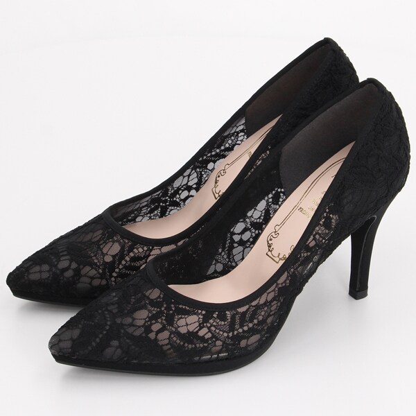 J'ADIOR ブラック ハイヒール ポインテッドトゥ J'ADIOR ブラック ポインテッドトゥパンプスDIORヒール