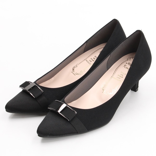 メタルルージュ（l Rouge）/グログランリボンパンプス