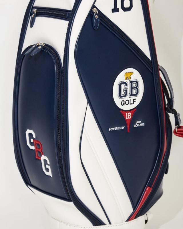 GBG キャディーバッグ　【GBGOLF】／ゴールデンベア（GOLDENBEAR Amazon | [ジービーゴルフ] GBG キャディーバッグ ホワイト