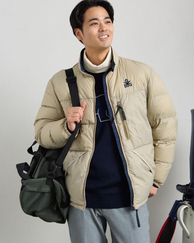 ゴールデンベア（GOLDENBEAR）/SPIKE ダウンブルゾン　【GBGOLF】