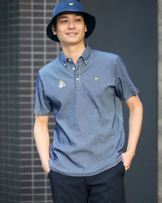 ゴールデンベア（GOLDENBEAR）/SPIKEポロシャツ　[UVカット・吸水速乾]【GBGOLF】_1