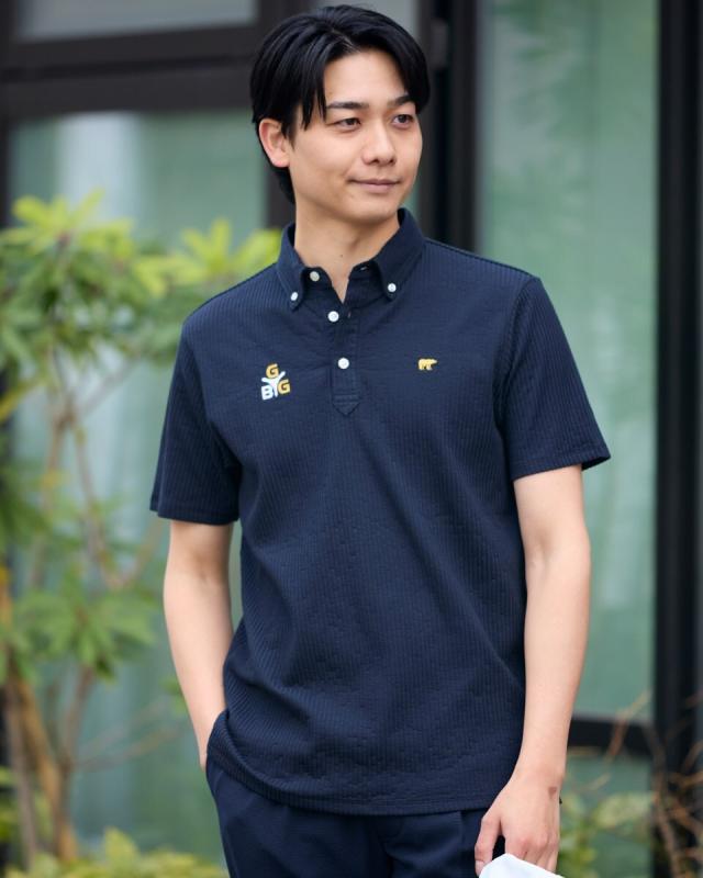 ゴールデンベア（GOLDENBEAR）/SPIKEポロシャツ　[UVカット・吸水速乾]【GBGOLF】