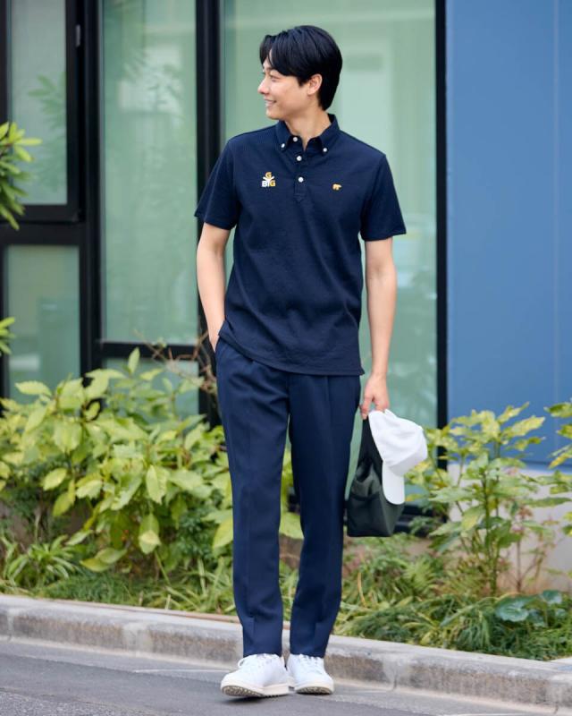 ゴールデンベア（GOLDENBEAR）/SPIKEポロシャツ　[UVカット・吸水速乾]【GBGOLF】_13