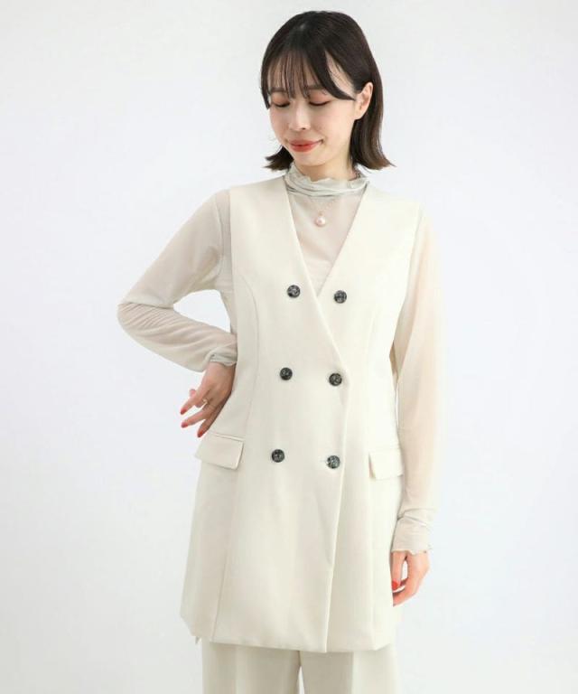 クープ　ル　クール（COUPE LE COEUR）/ダブル釦ジレ
