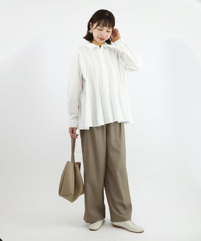 クープ ル クール（COUPE LE COEUR）/ボリュームフレアーシャツ