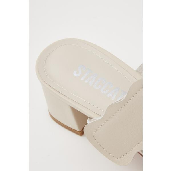 スタッカート（STACCATO）/ウェーブカットWベルトサンダル_10