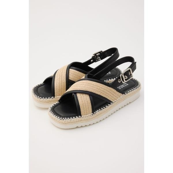 スタッカート（STACCATO）/アランクロスプラットフォームサンダル