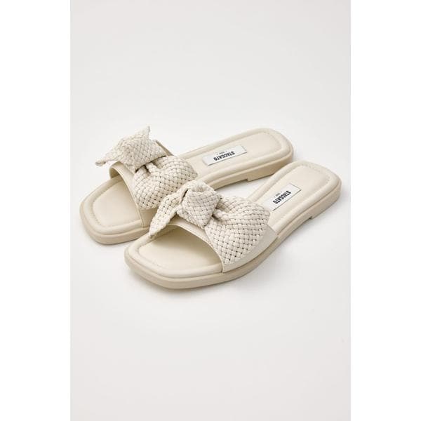 スタッカート（STACCATO）/BIGリボンイントレチャートフラット