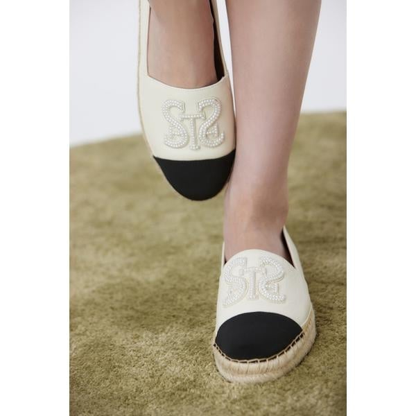スタッカート（STACCATO）/STパールプラットフォームエスパドリーユ