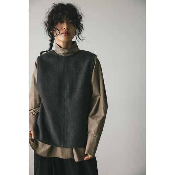 スタイルミキサー(STYLEMIXER)/2ピースベストレイヤードシャツの通販は