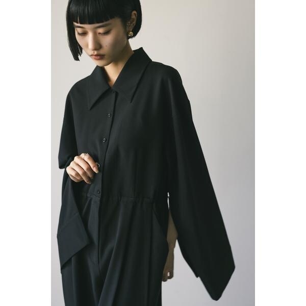 新品タグ付き スタイルミキサー ワイドスリーブオールインワン BLK Mサイズ スタイルミキサー（STYLEMIXER）/ワイドスリーブオールインワン