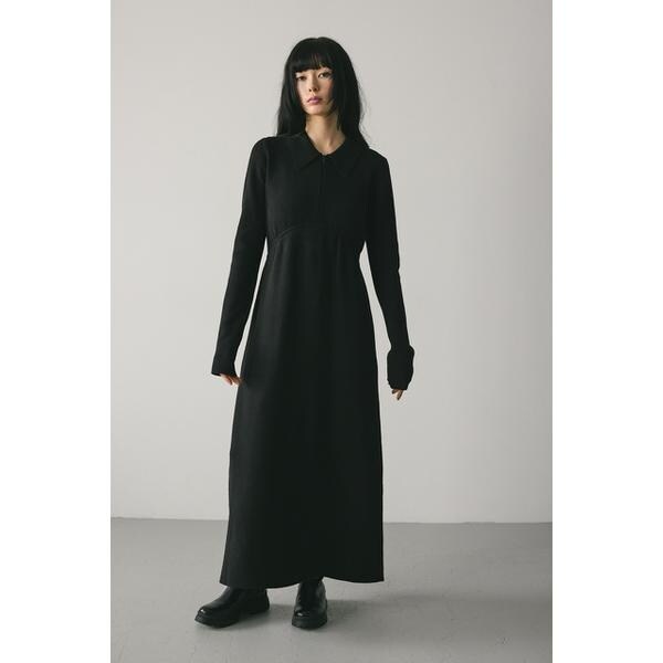 スタイルミキサー（STYLEMIXER）/フロントジップニットワンピース 10,450円