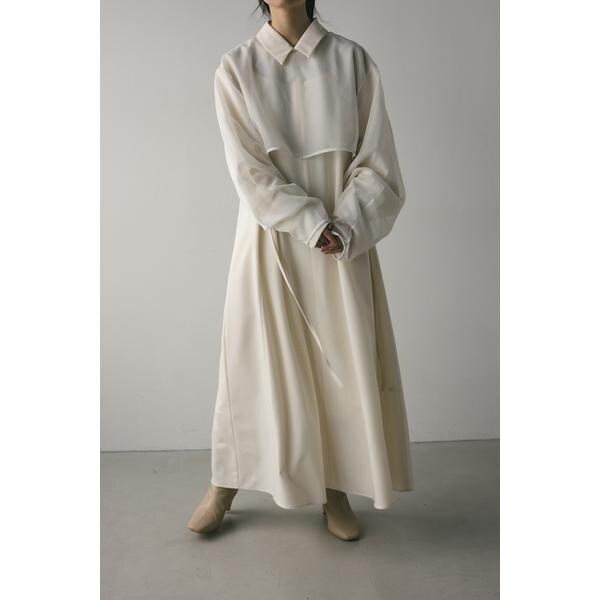 スタイルミキサー（STYLEMIXER）/メッシュレイヤードシャツワンピースの通販は