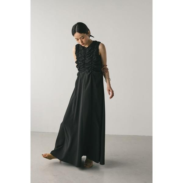 スタイルミキサー　シャーリングギャザーワンピース STYLEMIXER | シャーリングギャザーワンピース (ワンピース(ロング
