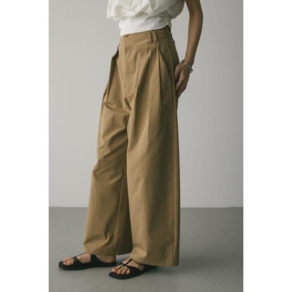 スタイルミキサー（STYLEMIXER）/ウエストレイヤーワイドチノパンツ