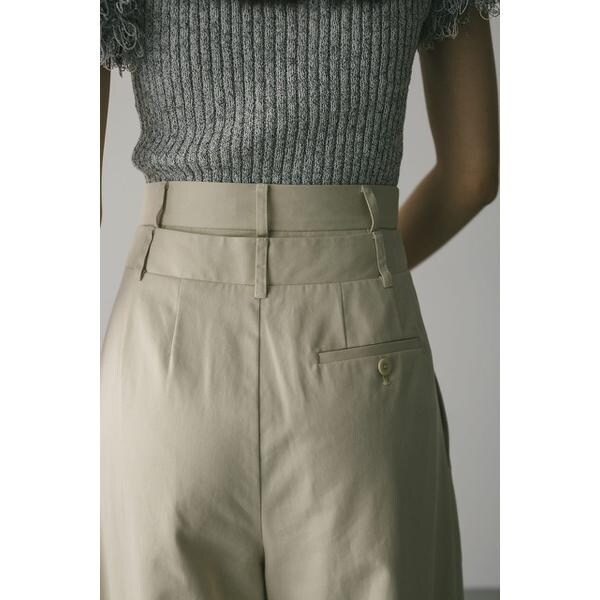 スタイルミキサー（STYLEMIXER）/ウエストレイヤーワイドチノパンツの