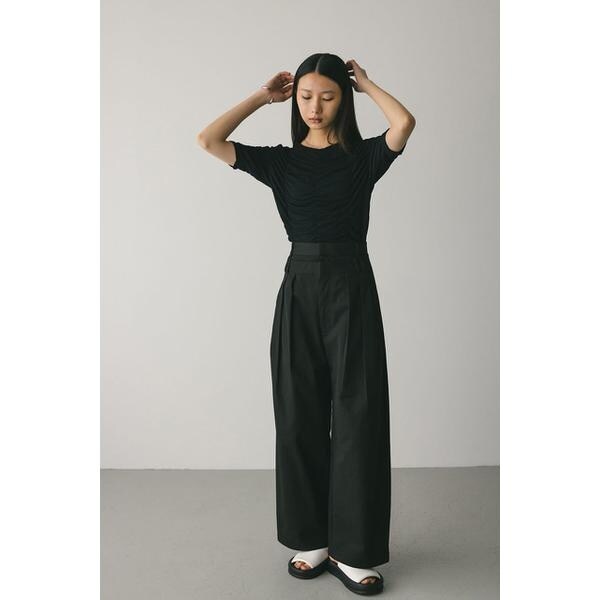 スタイルミキサー（STYLEMIXER）/ウエストレイヤーワイドチノパンツの