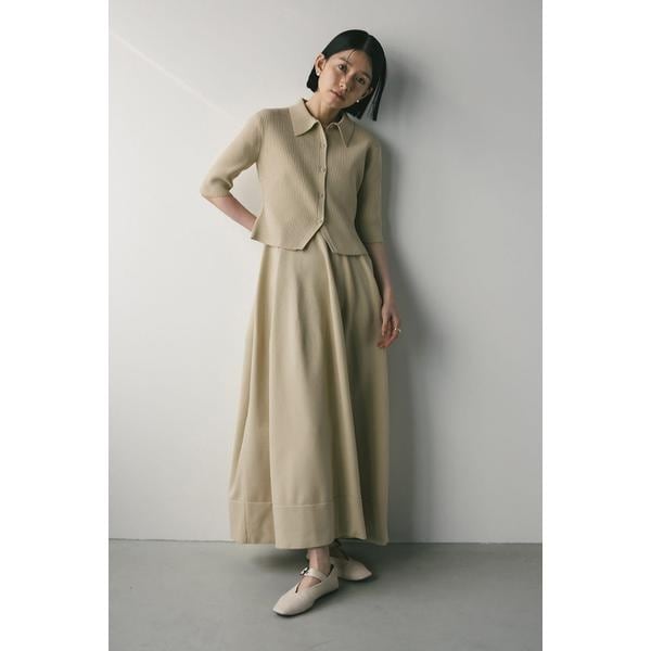 スタイルミキサー（STYLEMIXER）/2ピースハーフスリーブポロニットワンピース