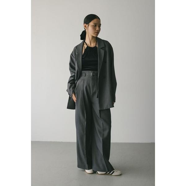 スタイルミキサー（STYLEMIXER）/ハイウエストワイドベルトパンツ