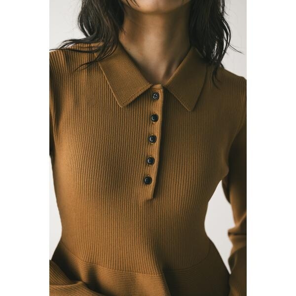 スタイルミキサー（STYLEMIXER）/フォルムポロニットワンピースの通販