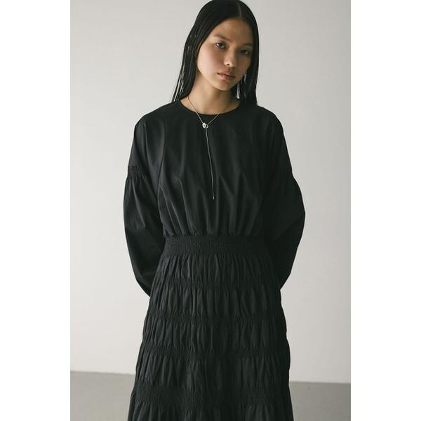 スタイルミキサー ワンピース 黒 2WAYニットキャミワンピース BLK