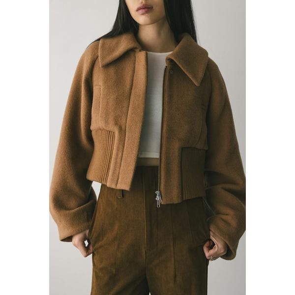 スタイルミキサー（STYLEMIXER）/ワイドリブショートコート