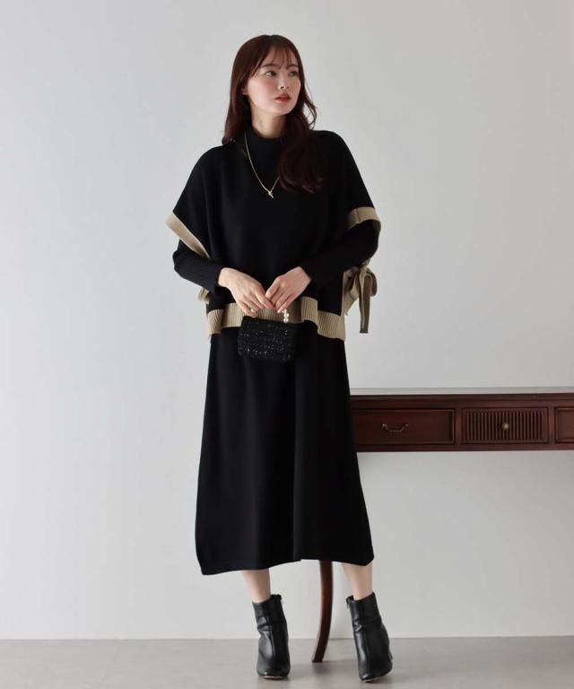 ブルーイースト（BLUEEAST）/【選べる2丈】サイドリボンケープ