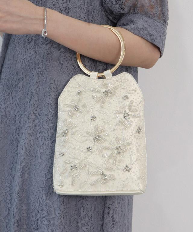 ブルーイースト（BLUEEAST）/ビーズ刺繍2wayミニパーティーバッグの