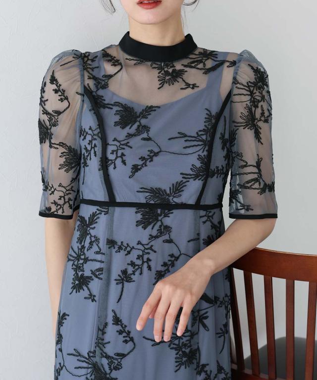 ブルーイースト（BLUEEAST）/バイカラー刺繍レースパーティー