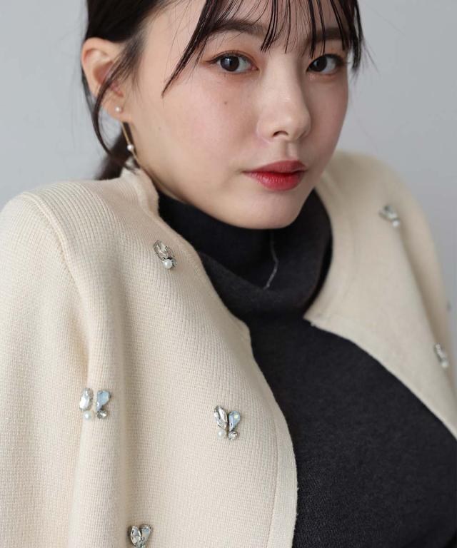 H256 美品 XL 13 レオナール ロゴ総柄 シルク混 JKT レディース レオナール 公式オンラインショップ