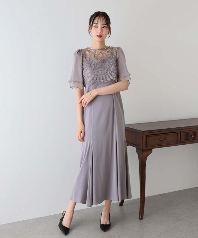 ブルーイースト（BLUEEAST）/リーフブラウスセットドレス